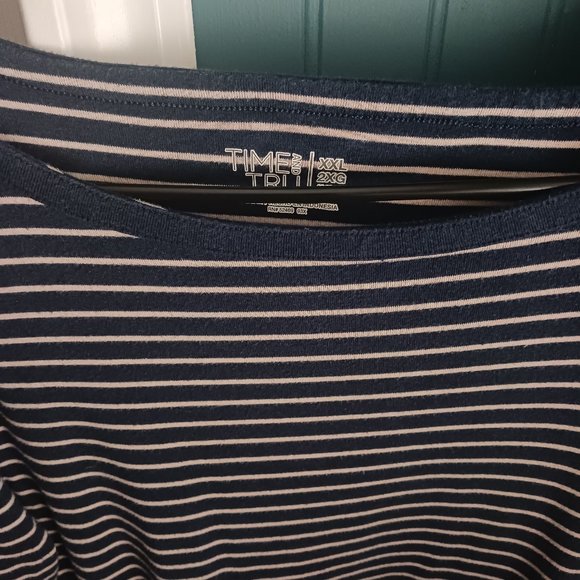 Striped Boat Neck - Picture 2 of 3